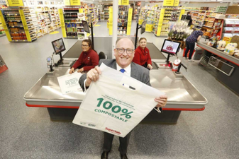 SuperValu is the first Irish Supermarket to introduce 100pc compostable reusable bags