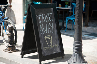 Coffee shops and restaurants will have to pay for sandwich boards to be left on paths