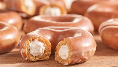 Pumpkin spice cheesecake Krispy Kreme donuts are a thing and holy sweet mother of God