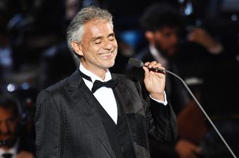 Italian opera singer Andrea Bocelli has announced a huge gig in Dublin