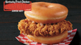KFC are doing a fried chicken donut burger and yes, you did read that correctly