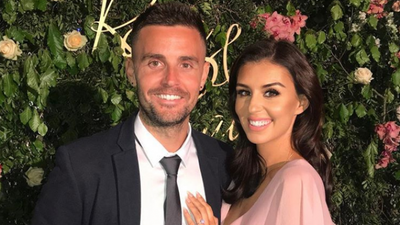 Terrie McEvoy has shared the first photo of her wedding dress and oh WOW