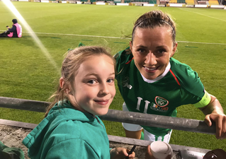 The eight-year-old football fan who’s so passionate about the Irish team, she went viral