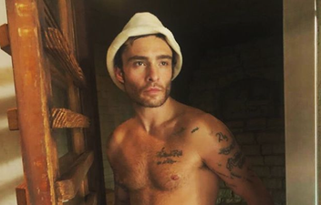 Ed Westwick has found love again, one year after splitting from Jessica Serfaty