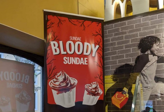 McDonald’s Portugal has apologised for that Halloween bloody sundae