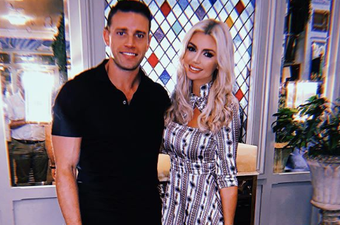 Rosanna Davison begins journey to meet newborn baby girl she’s expecting via surrogate