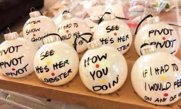 Tree up yet? Now you can throw some Friends themed baubles on it