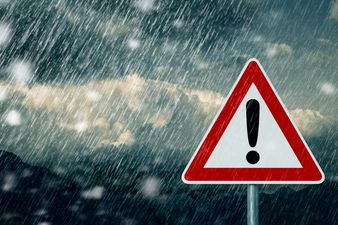 A rainfall warning has been issued for five counties in Ireland