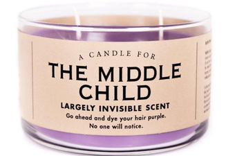 There’s a middle child candle with a ‘largely invisible scent’ and tbh, it hurts