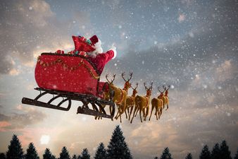 You will be able to see Santa on his sleigh on Christmas Eve (well, kind of)