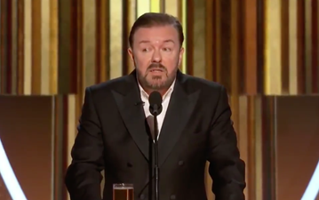 Ricky Gervais’ opening monologue at the Golden Globes was so on fire, we felt burnt
