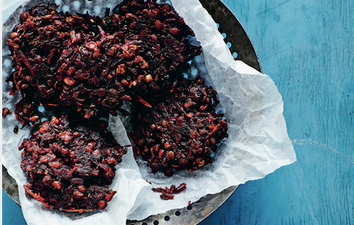 Making these lentil fritters for Sunday brunch is as simple as mix, fry, DEVOUR