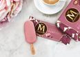 Tickled pink! Magnum has just released a ruby chocolate covered ice cream