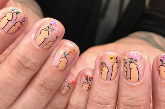 dick nail art