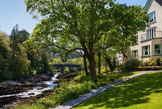 I had an engagement getaway at Sheen Falls Lodge in Kerry and oh my god the romance!