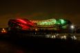 #Covid-19: Aviva Stadium lights up in green and red in tribute to frontline healthcare workers