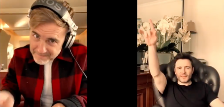 Gary Barlow and Shane Filan team up for a ridiculously cheesy Instagram duet