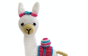 Aldi has a range of craft supplies landing  this week and you can crochet your own llama