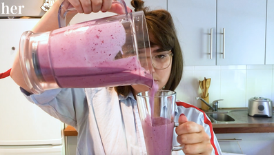 Kitchen Crusade: I tried to make a strawberry milkshake alá McDonalds but alas, I could not