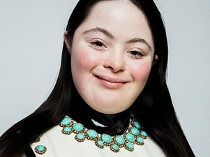 Model with Down’s syndrome becomes first to pose for Gucci Beauty
