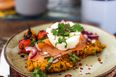 These sweet potato and courgette fritters are about to take over your life