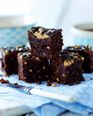 This chocolate peanut butter brownie recipe will brighten up your Monday