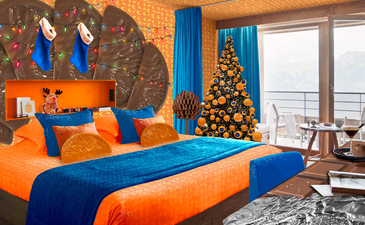 A Chocolate Orange themed hotel room has just opened up and sorry, take me there