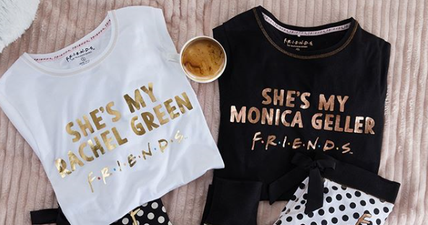 You can get matching best friends FRIENDS PJs now, for the Monica to your Rachel