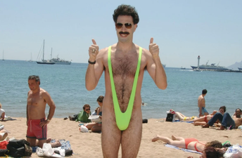 You can now get a bodysuit akin to the Borat mankini, if that’s your thing