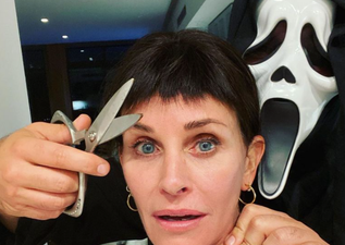 Courteney Cox’s iconic Scream bangs are back, sort of