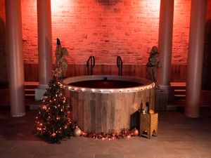You can now go on mulled wine spa days, with baths of real wine