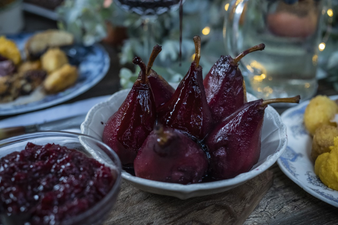 Recipe: Red wine poached pears that would go perfectly with Christmas dinner