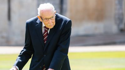 Captain Tom Moore in hospital with Covid-19