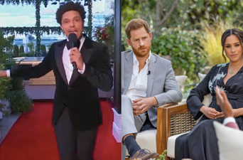 Trevor Noah mocks the royal family during Grammy’s opening monologue