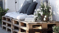 Weekend project: You can DIY this chic garden sofa using old shipping pallets