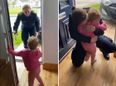 WATCH: Irish mother reunites with her child as she returns from Navy ship