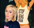Paris Hilton never wore a ‘Stop Being Poor’ top