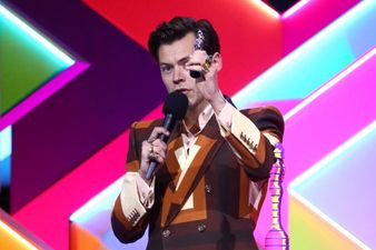 Harry Styles accepts BRIT for Best British Single – with American accent