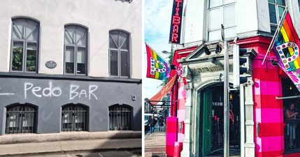 Homophobic graffiti painted on wall near Pantibar days after reopening