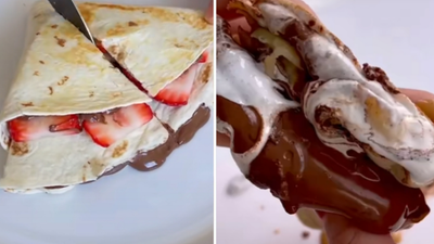 People are making dessert quesadillas on TikTok and they look so good