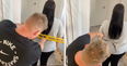 WATCH: Man cuts wife’s hair with a spirit level – successfully
