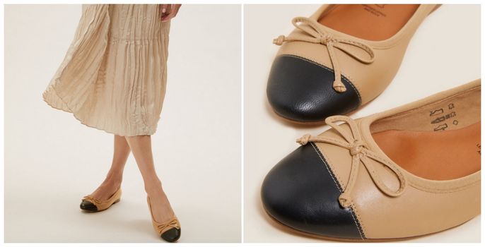 Designer dupe M&S shoes that look like Chanel