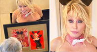 Dolly Parton recreates her 1978 Playboy cover for husband’s birthday