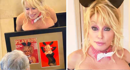 Dolly Parton recreates her 1978 Playboy cover for husband’s birthday