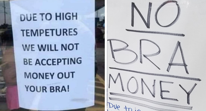 Irish businesses urging “no bra money” payments during heatwave