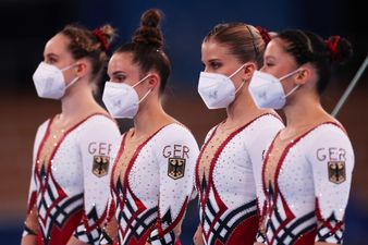 German gymnasts wear full-body unitards in stand against sexualisation