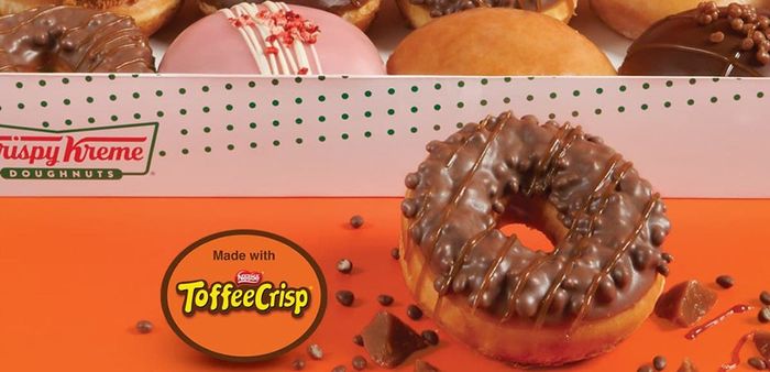 Krispy Kreme pairs up with Nestlé for Toffee Krispy