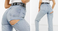 People are losing it over these “bum rip” jeans from Topshop