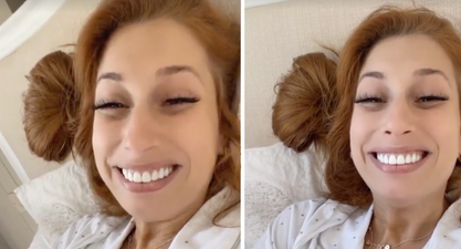 Stacey Solomon gives the cheeriest update to fans after birth of her baby girl