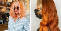 Embrace Autumn with this pumpkin spice hair colour trend